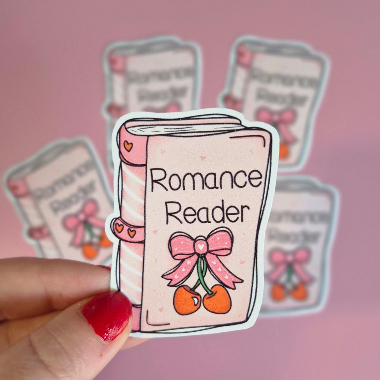 Romance Reader Vinyl Sticker