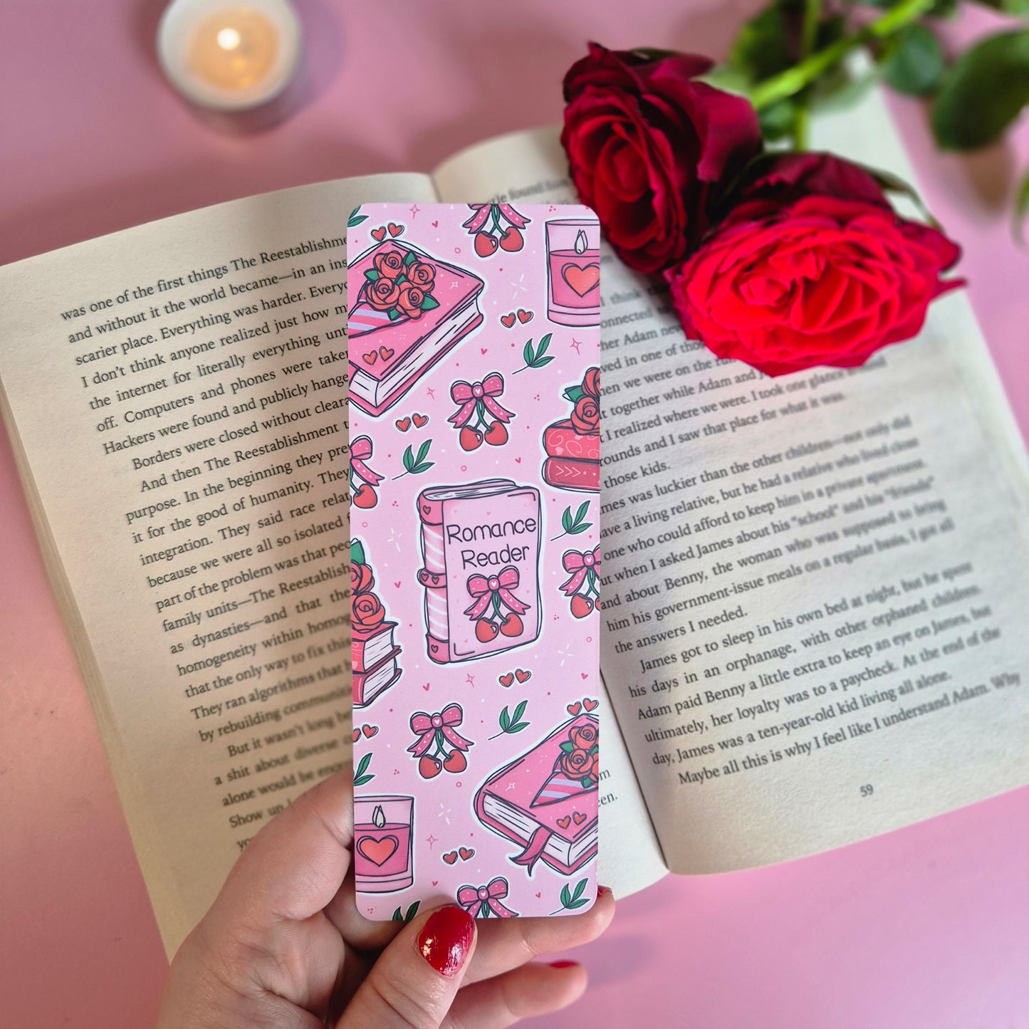 Romance Reader Bookmark