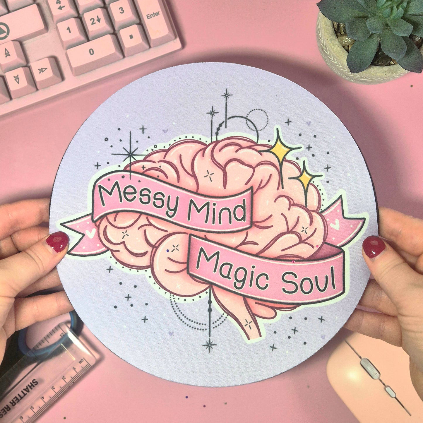 Messy Mind, Magic Soul Mouse Mat