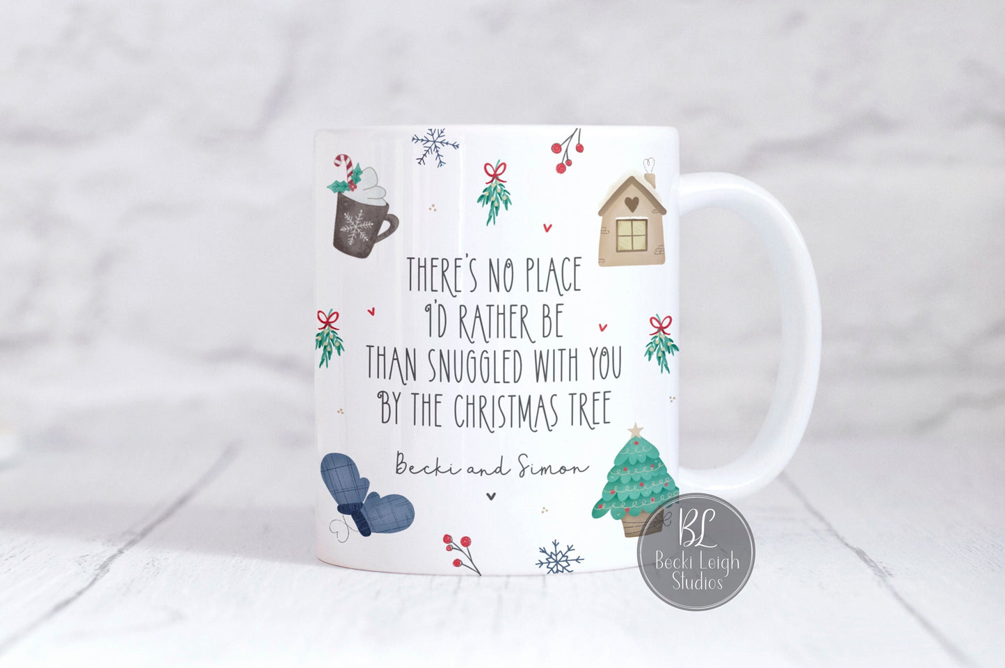personalised couples christmas mug, our first christmas, matching mugs, christmas eve fillers, his and hers mugs, hot chocolate mugs, UK