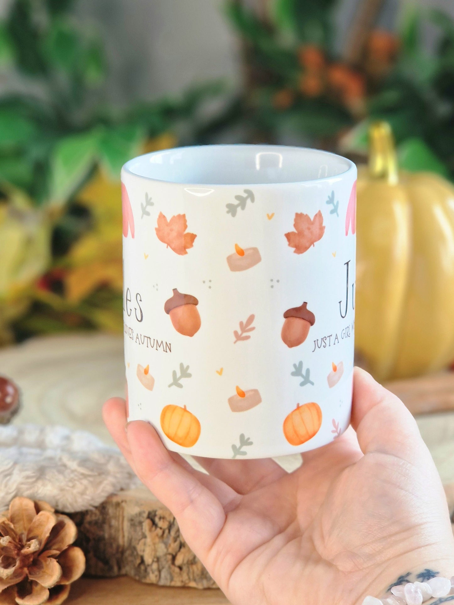 Autumn mug | Autumn Gifts | Gifts for Her | Autumn in the UK | Gifts for Mum | Mug UK | handmade mug | coffee mug | Pumpkins | Autumn decor