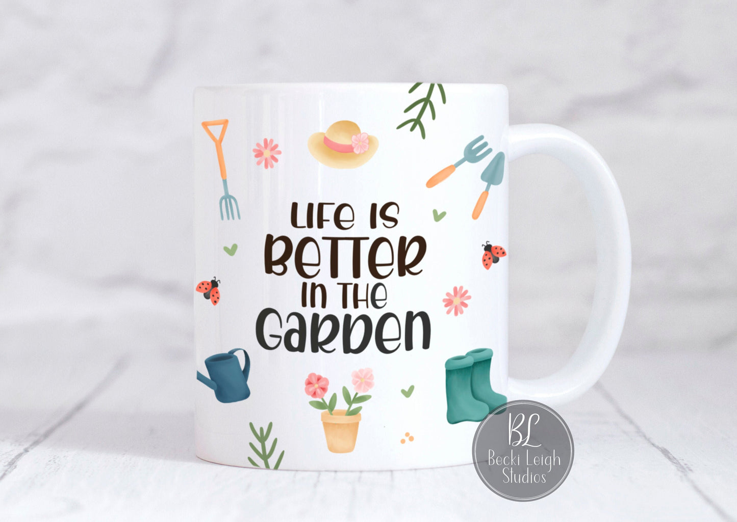 Gardener Mug | gifts for gardeners | flower mug | plant lover mug | garden journal | Garden planner | nature lover gift | welcome spring