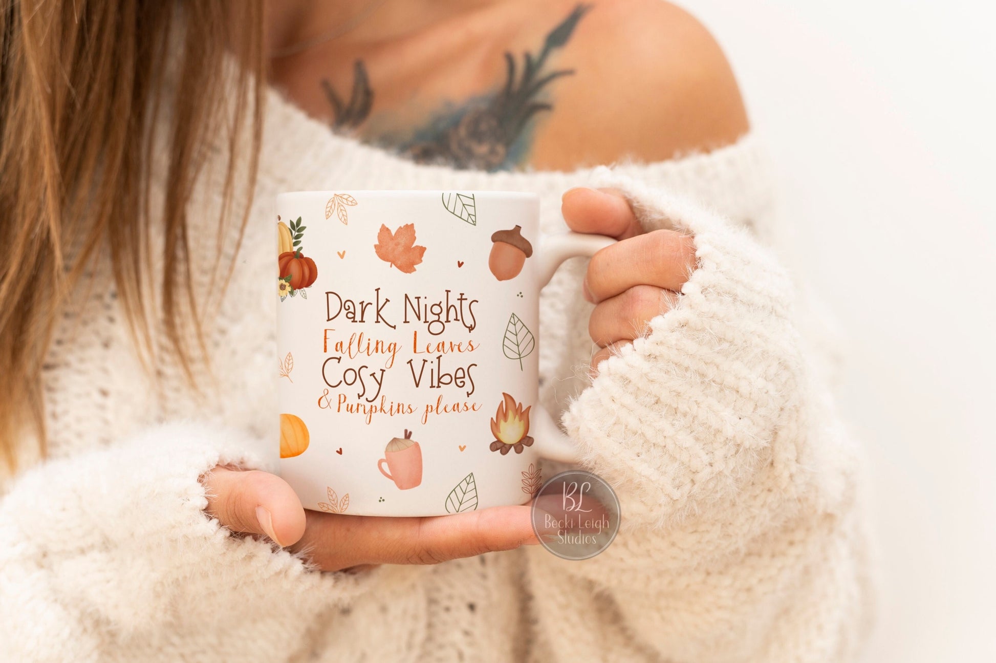 Autumn mug | Autumn Gifts | Gifts for Her | Autumn in the UK | Gifts for Mum | Mug UK | handmade mug | coffee mug | Pumpkins | Autumn decor