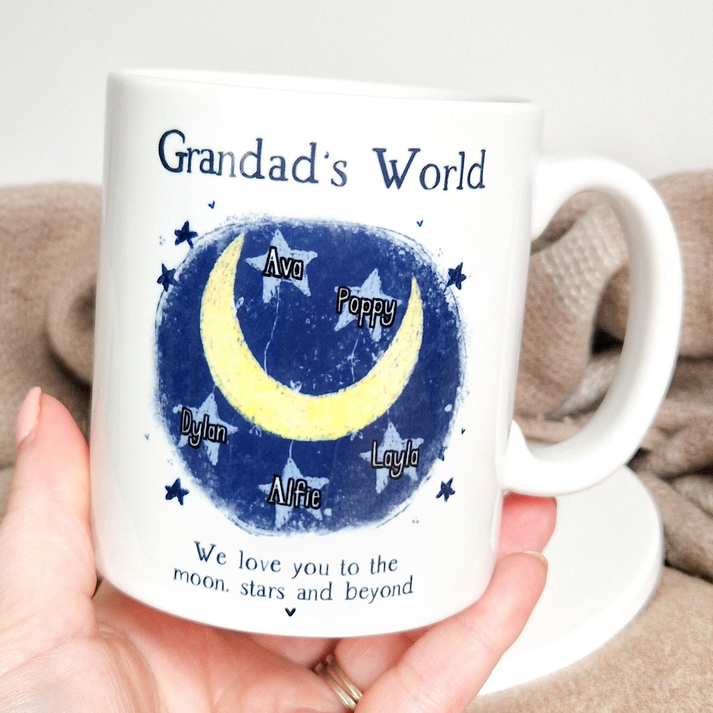 personalised mug for him, dads team mug, birthday gift for daddy, dad birthday, gift for grandad, Mens mug, family mug, fathers day gift