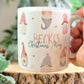 Personalised Gonk Christmas mug, Christmas gnome mug, pink Christmas decor, Scandinavian decor, Christmas Eve gift, stocking fillers for her